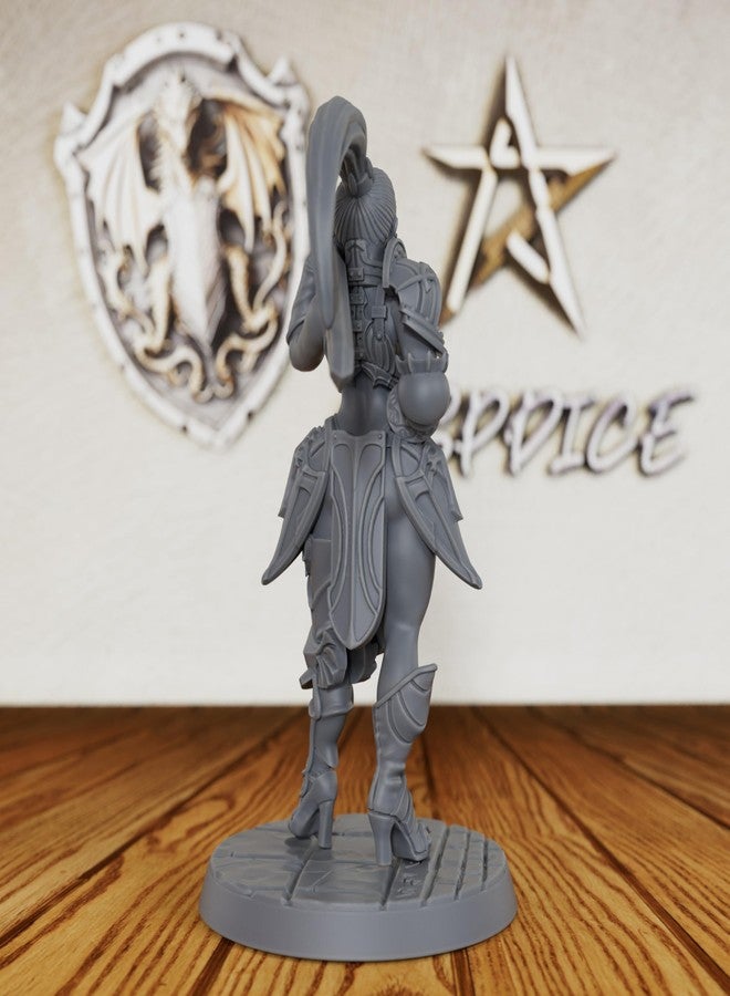 AUSPDICE Dungeons and Dragons Human Warrior Miniature-Unpainted DND Minis, Tabletop RPG Game Fantasy Figure, Perfect RPG Gift for Role Playing Gamers & Martial Lore Enthusiasts - AS384 - Image 3